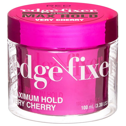 Kiss Red Edge Fixer Max Hold 24 Hr Very Cherry 3.38oz Jar