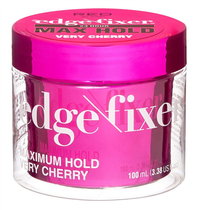 Kiss Red Edge Fixer Max Hold 24 Hr Very Cherry 3.38oz Jar