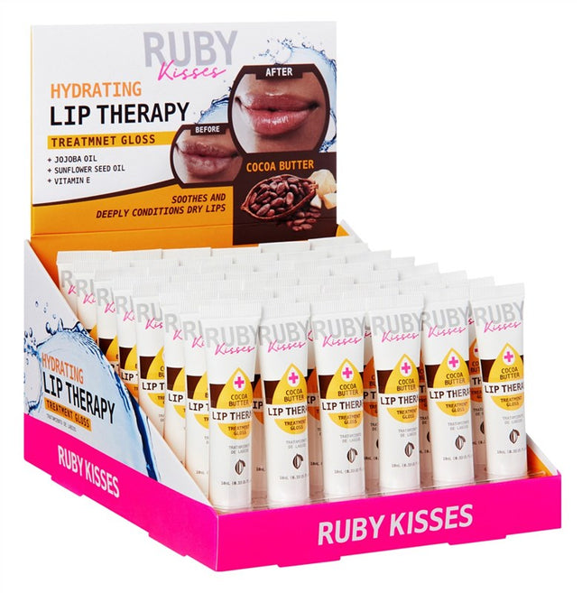 Kiss Ruby Kisses Hydrating Lip Therapy Cocoa Butter (48 Pieces)