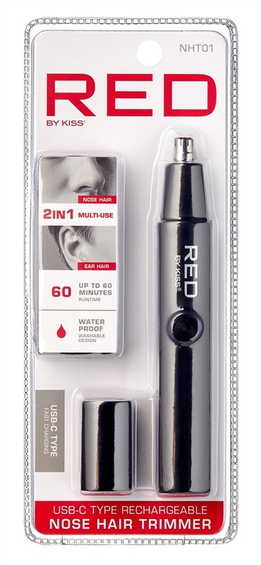 Kiss Red Nose Hair Trimmer Rechargeable
