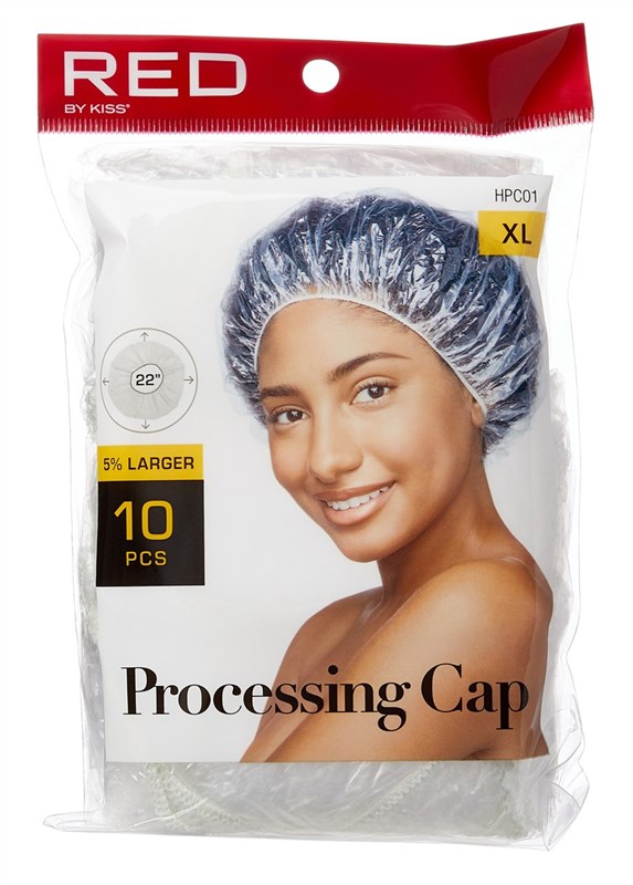 Kiss Red Processing Cap Xl 10 Count (12 Pieces)
