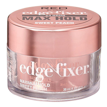 Kiss Red Edge Fixer Max Hold 24Hr Sweet Peach 1.1oz (8 Pieces)