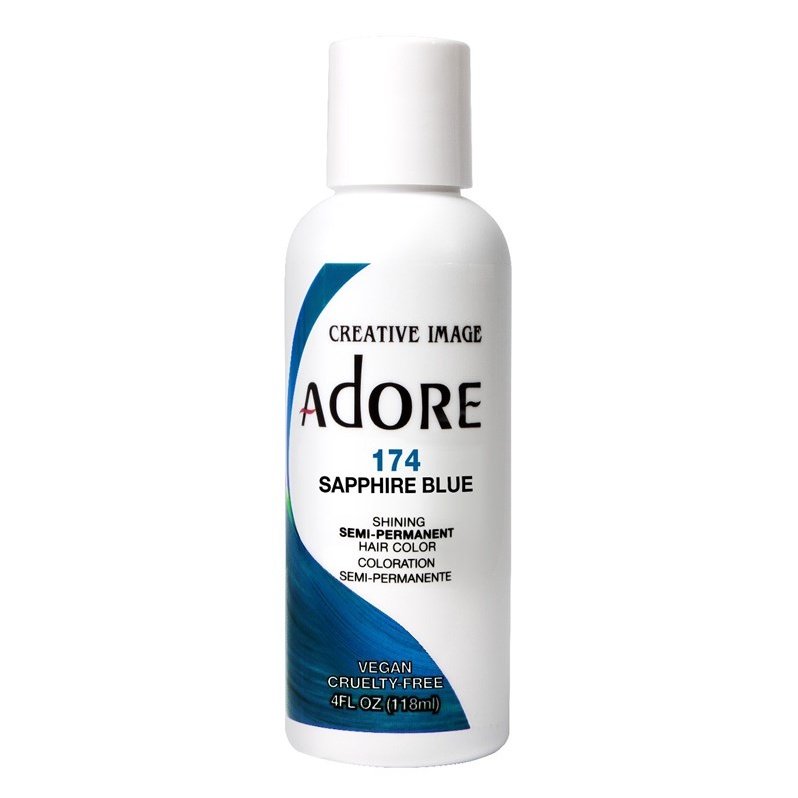 Adore Semi-Permanent Haircolor #174 Sapphire Blue 4oz