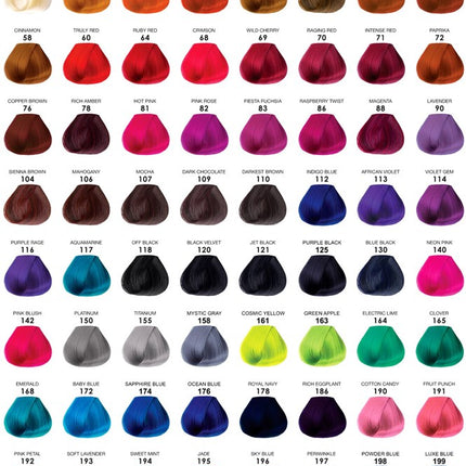 Adore Semi-Permanent Haircolor (192 Pieces) Display 2-Parts