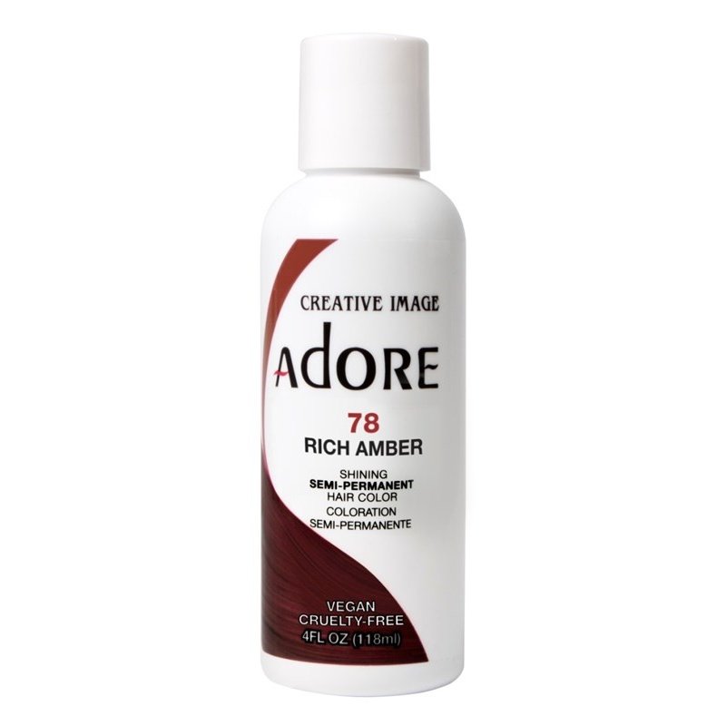 Adore Semi-Permanent Haircolor #078 Rich Amber 4oz