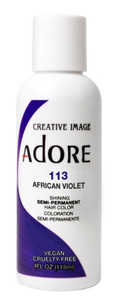 Adore Semi-Permanent Haircolor #113 African Violet 4oz