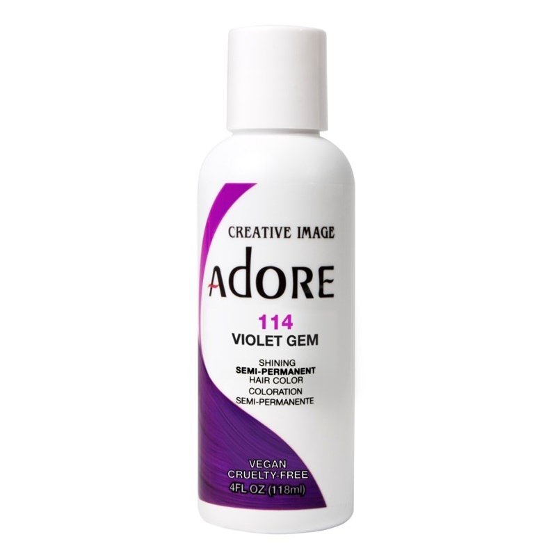 Adore Semi-Permanent Haircolor #114 Violet Gem 4oz