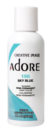 Adore Semi-Permanent Haircolor #196 Sky Blue 4oz