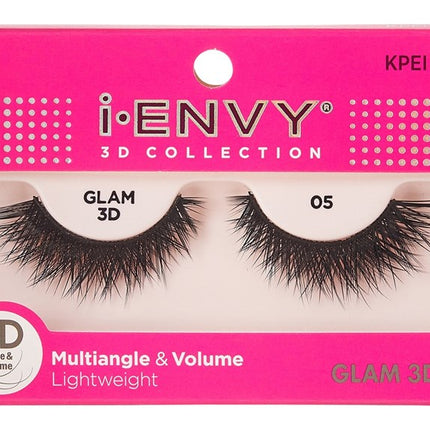 Kiss I Envy Glam 3D Lashes #05 Multi-Angle & Volume