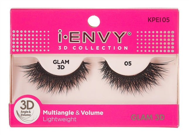 Kiss I Envy Glam 3D Lashes #05 Multi-Angle & Volume