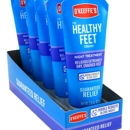 O' Keeffes Healthy Feet Night Treatment 3oz Tube (5 Pieces) Dsply