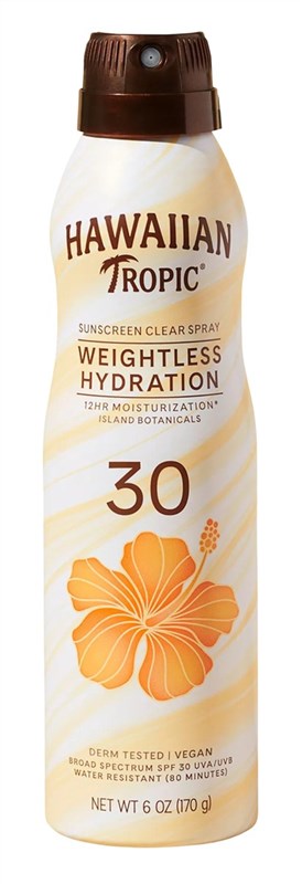 Hawaiian Tropic Spf#30 Weightless Hydration Spray 6oz