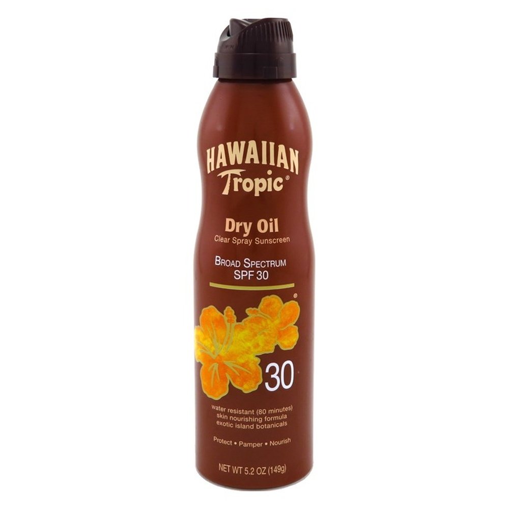 Hawaiian Tropic Spray Spf#30 Dry Oil 5.2oz