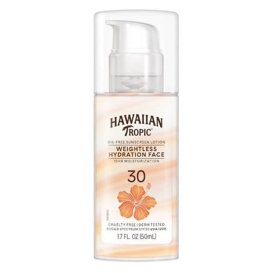 Hawaiian Tropic Spf#30 Face Weightless Hydration 1.7oz