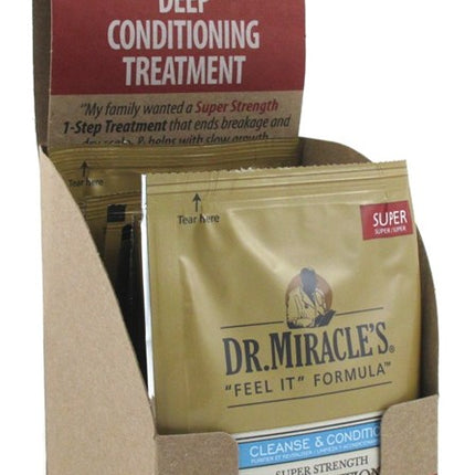 Dr. Miracles Deep Cond Super Strength Pks 1.75oz (12 Pieces)