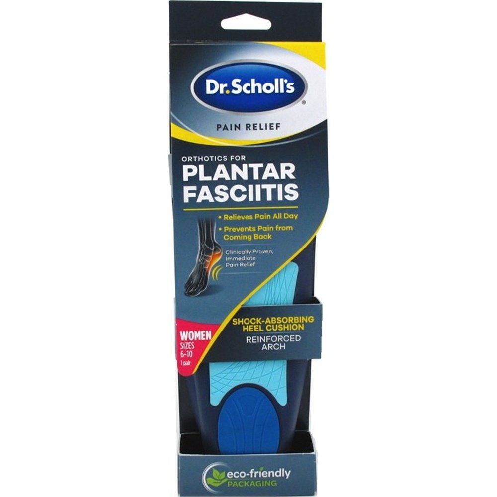 Dr. Scholls Plantar Fasciitis Orthotics Womens (Size 6-10)