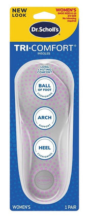Dr. Scholls Tri-Comfort Insoles Womens (Size 6-10)