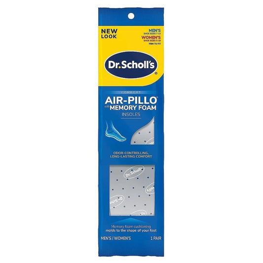 Dr. Scholls Air-Pillo Memory Foam Insoles  (M 7-13/W 5-10)