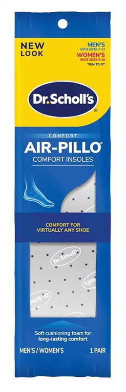 Dr. Scholls Air-Pillo Comfort Insoles (M 7-13/W 5-10)