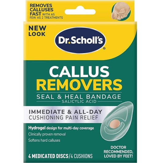 Dr. Scholls Callus Removers 4 Cushions - 4 Medicated Discs