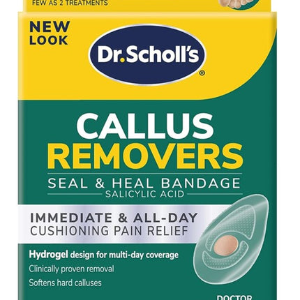 Dr. Scholls Callus Removers 4 Cushions - 4 Medicated Discs