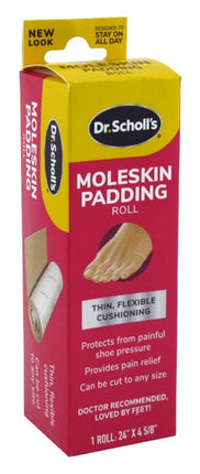 Dr. Scholls Moleskin Padding Roll (24In X 4 5/8 Pieces)