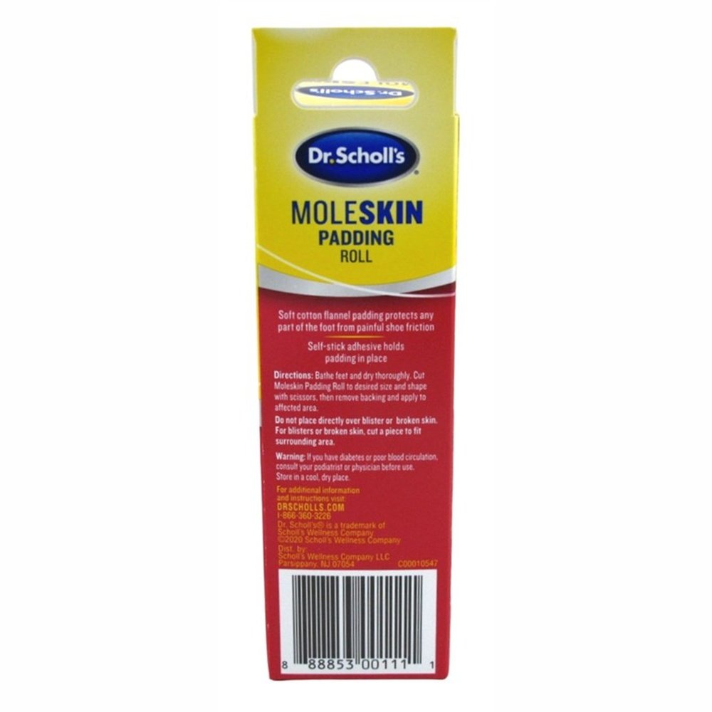 Dr. Scholls Moleskin Padding Roll (24In X 4 5/8in)