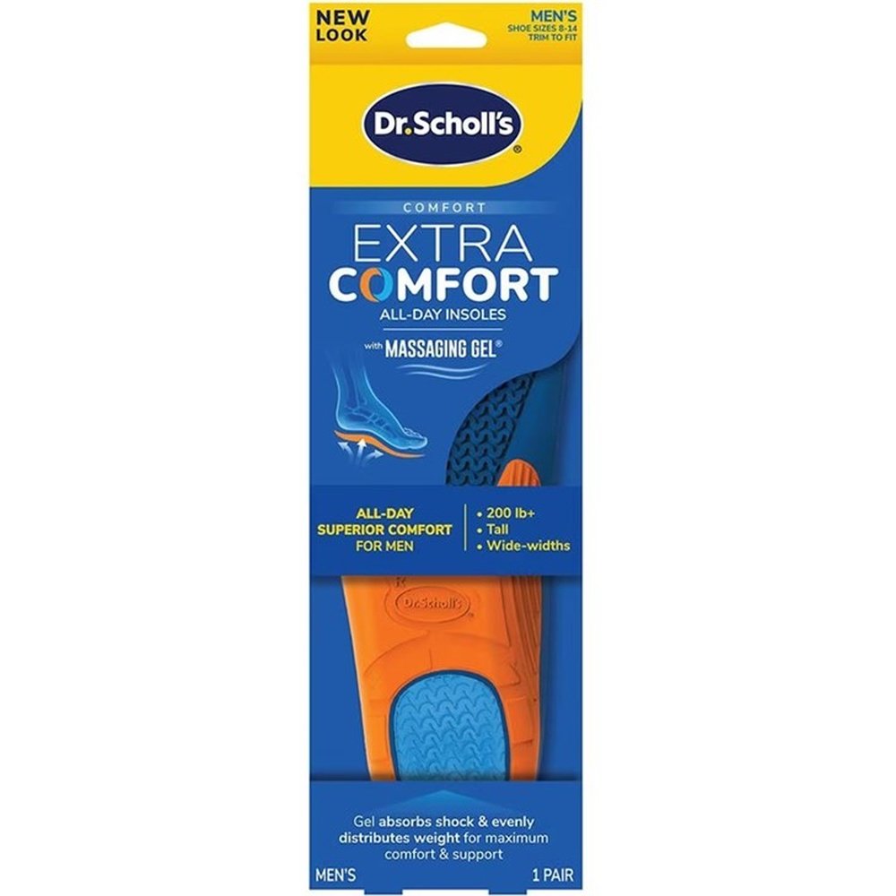 Dr. Scholls Extra Support Massaging Gel Insole Men(8-14)