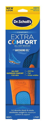 Dr. Scholls Extra Support Massaging Gel Insole Men(8-14)