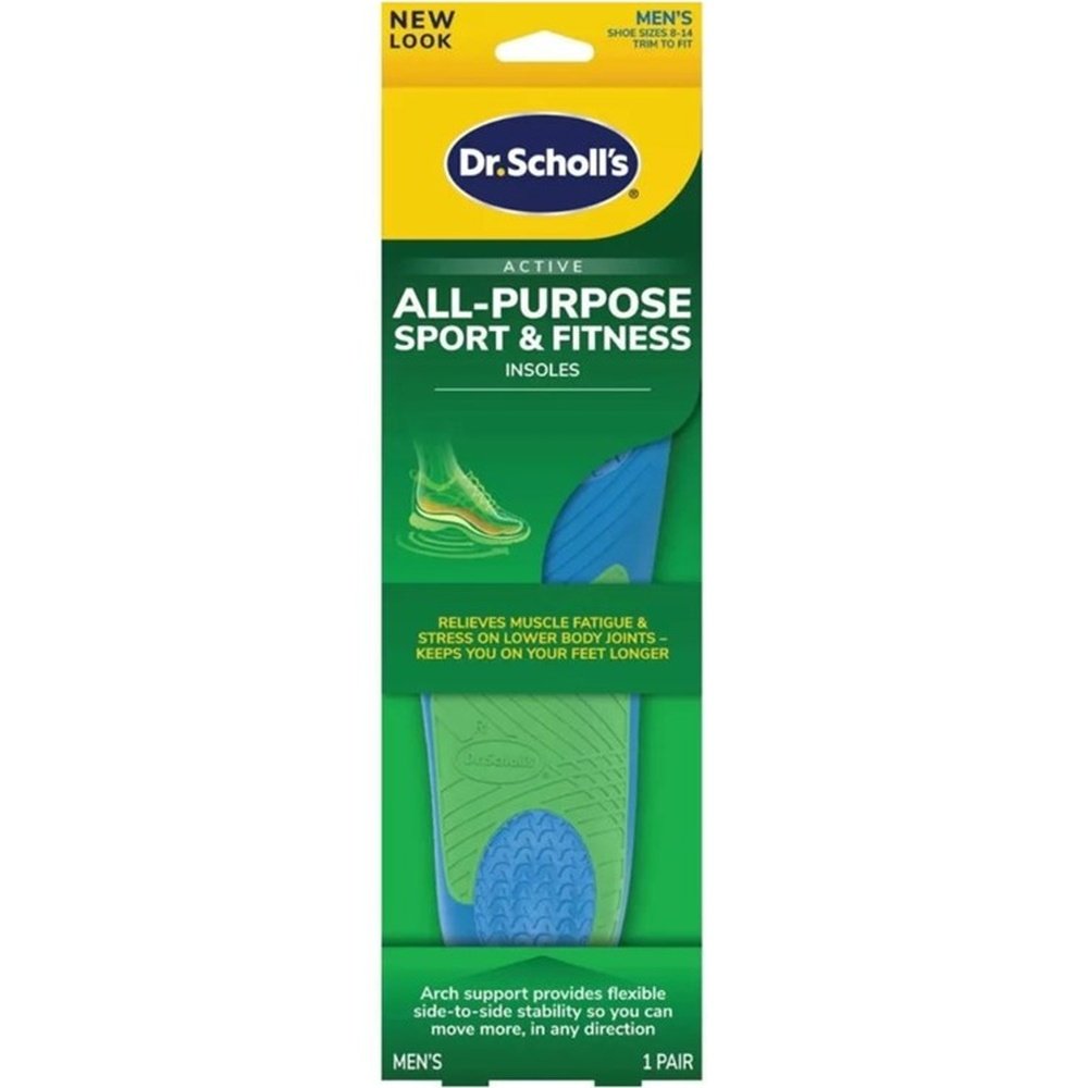 Dr. Scholls All Purpose Sport And Fitness Insoles Men