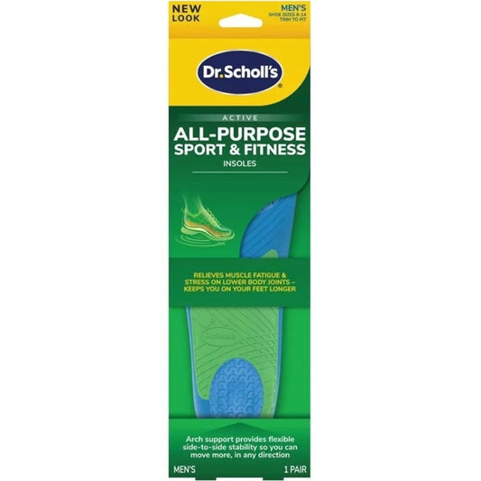 Dr. Scholls All Purpose Sport And Fitness Insoles Men