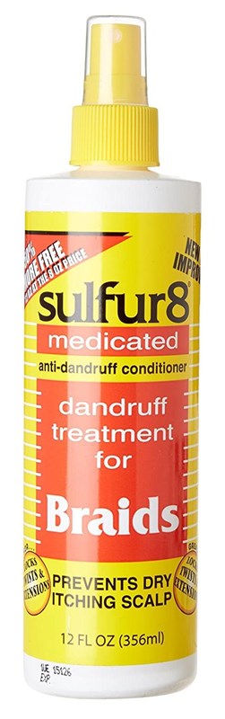 Sulfur8 Dandruff Treatment For Braids 12oz Spray