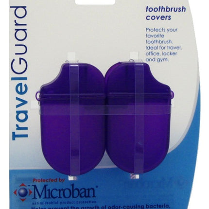 Travel Guard Toothbrush Covers 2 Pk Assorted Colors (12 Pieces)
