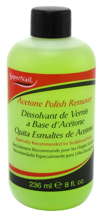Super Nail 8oz Acetone Polish Remover (Lime-Green)