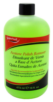 Super Nail 16oz Acetone Polish Remover (Lime-Green)