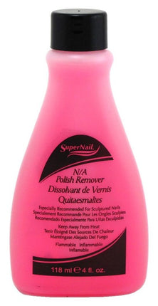 Super Nail 4oz Non-Abrasive Polish Remover (Pink)