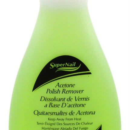 Super Nail 4oz Acetone Polish Remover (Lime-Green)