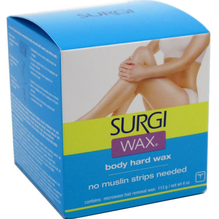Surgi Wax Body Hard Wax 4oz Jar (No Strips Needed)