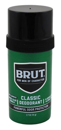 Brut Deodorant 2.7oz Round Solid Classic