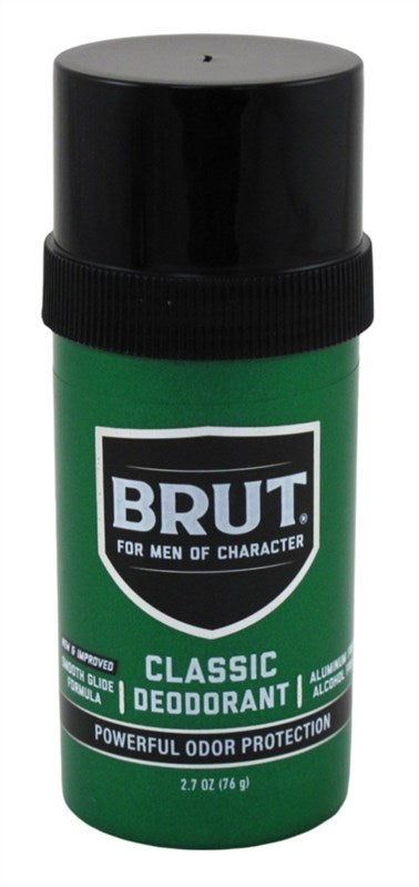 Brut Deodorant 2.7oz Round Solid Classic