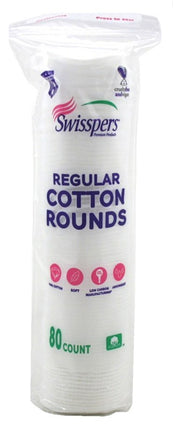 Swisspers Cotton Rounds Regular 100% Cotton