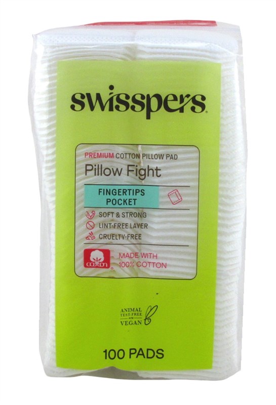 Swisspers Cotton Pillows Premium 100 Count Rectangular