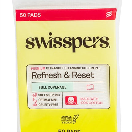 Swisspers Cleansing Pads Ultra Soft 100% Cotton