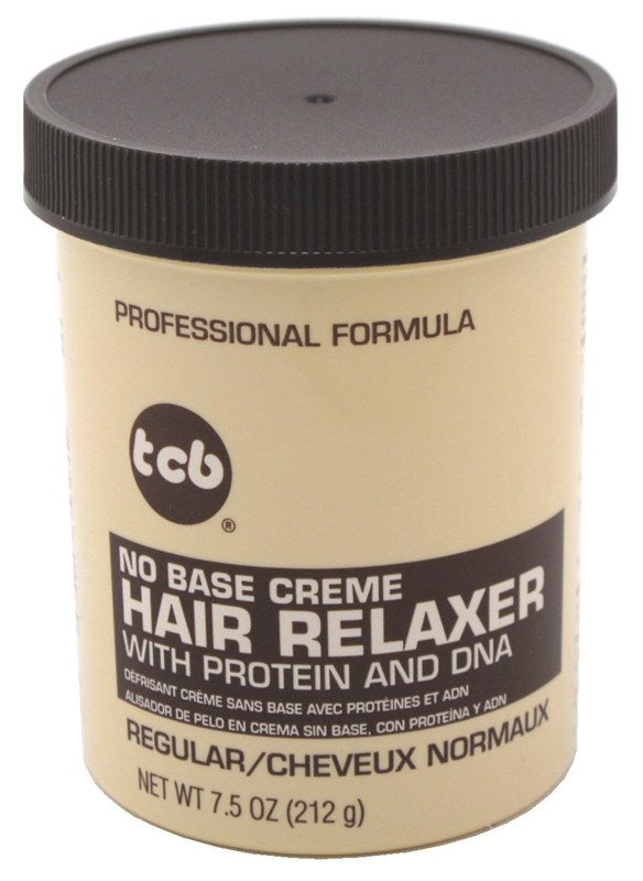 Tcb Hair Relaxer No Base Creme 7.5oz Regular Jar