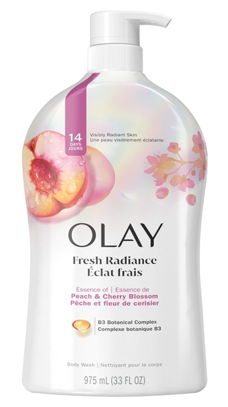 Olay Body Wash 33oz Radiance Peach & Cherry Blossom