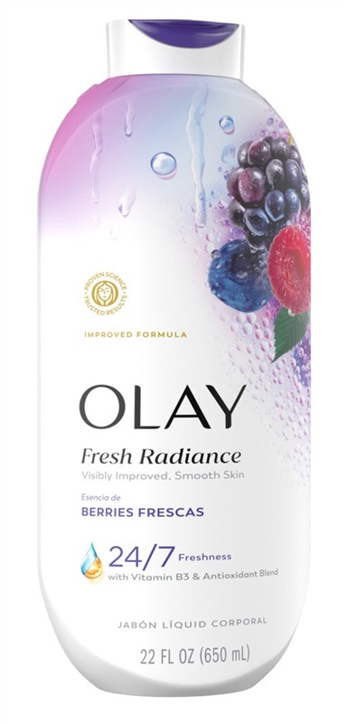 Olay Body Wash 22oz Radiance Berries Frescas