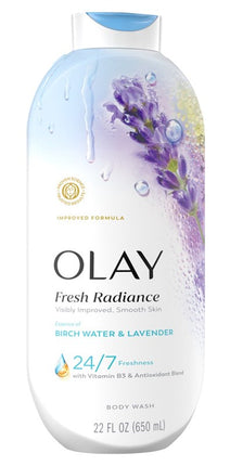 Olay Body Wash 22oz Radiance Birch Water And Lavender