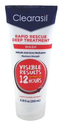 Clearasil Face Wash Rapid Rescue Deep Treatment 6.78oz