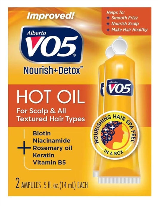 Vo5 Hot Oil Nourish & Detox Treatment 0.5oz
