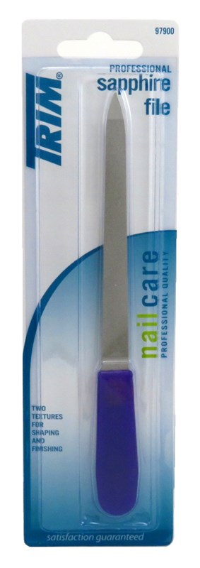 Trim Nail Care File Sapphire 6Inch (6 Pieces)